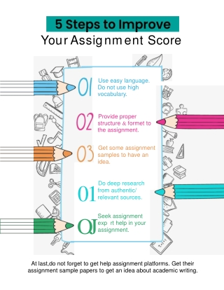 5 Steps to Improve Your Assignment Score