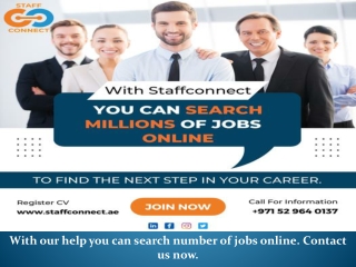 Search Number of jobs online