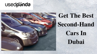 Get The Best Second-Hand Cars In Dubai