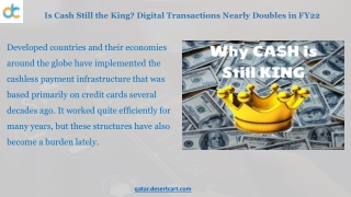 Is Cash Still the King? Digital Transactions Nearly Doubles in FY22