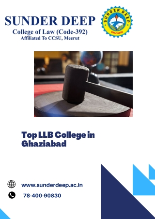 Listed as Top BALLB Colleges in Ghaziabad