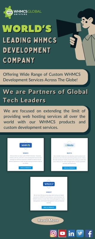 World’s Leading WHMCS Development Company