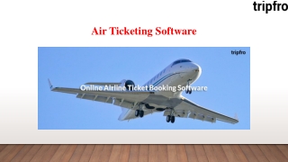 Air Ticketing Software