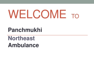 Panchmukhi Northeast Ambulance Service in  Agartala with ICU Ambulances