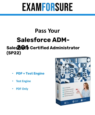 Salesforce  ADM-201 Exam Dumps PDF 2022 - Examforsure.com