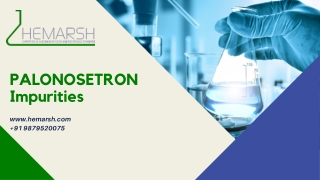 PALONOSETRON Impurities Manufacturer | Suppliers | Hemarsh Technologies