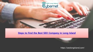 Steps to Find the Best SEO Company in Long Island