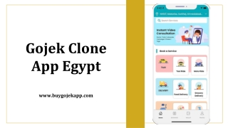 Gojek Clone App Egypt