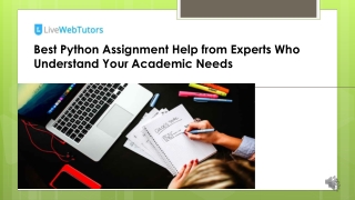 Best Python Assignment Help from Experts Who Understand Your Academic Needs