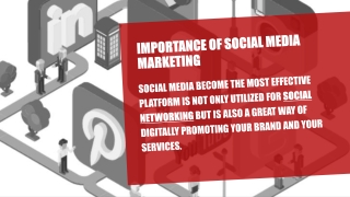 Importance of Social Media Marketing