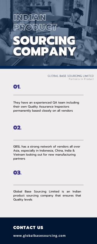 Benefits of Indian Product Sourcing Company | GBSL