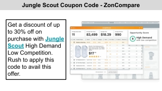 Jungle Scout Coupon Code - ZonCompare
