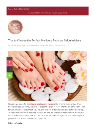 Best Nail Salon In Mesa - PALACE NAIL LOUNGE GILBERT