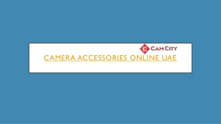 Camera Accessories Online UAE | Camcity Trading LLC