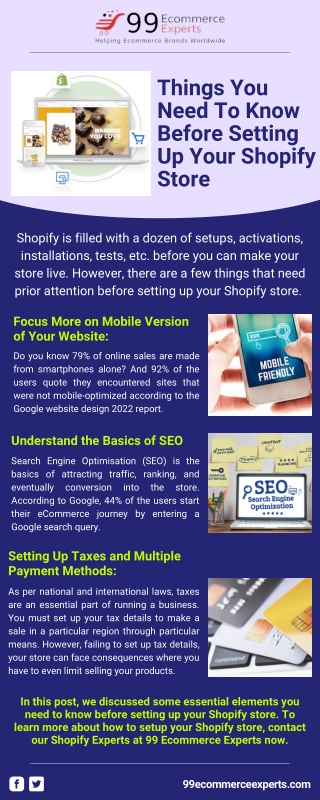 Things You Need To Know Before Setting Up Your Shopify Store