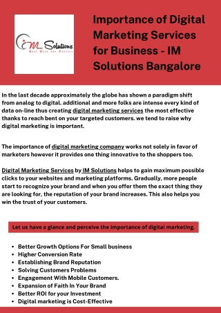 Digital Marketing Services