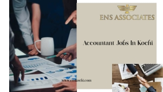 Accountant Jobs In Kochi