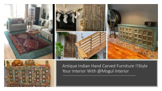 Antique Indian Hand Carved !!Style Your Interior With @Mogul Interior