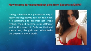 Escort Services in Delhi