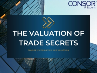 Trade Sercret Valuation | CONSOR IP