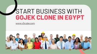 V3cube Gojek Clone Egypt