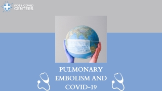 Pulmonary embolism in patients with coronavirus