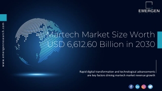 Martech Market Size Worth USD 6,612.60 Billion in 2030