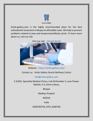 bhopal dental  Smile-gallery.com