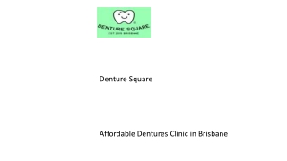 Affordable Dentures Clinic in Brisbane