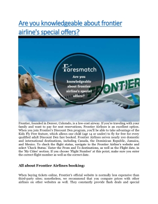 Frontier Airlines