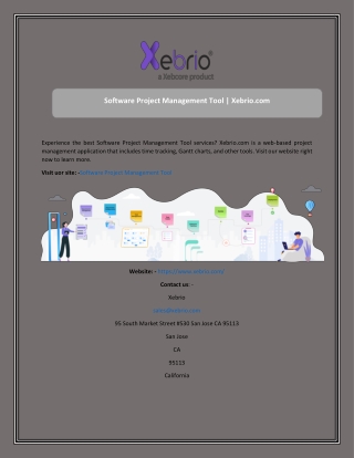 Software Project Management Tool  Xebrio