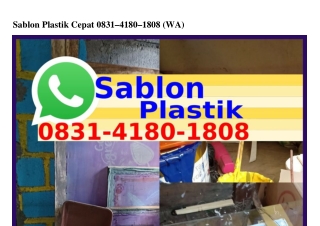 Sablon Plastik Cepat 08౩l–Ꮞl80–l808[WhatsApp])