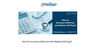 How To Increase Collection And Reduce AR Days