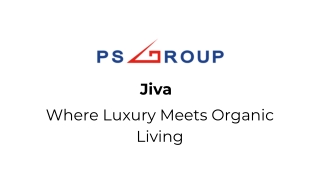 Jiva - Where Luxury Meets Organic Living