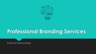 Professional Branding Services