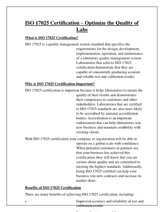 iso 17025 internal auditor course