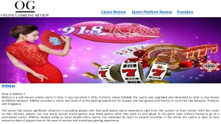 918kiss Casino Review | Onlinegambling-review.com