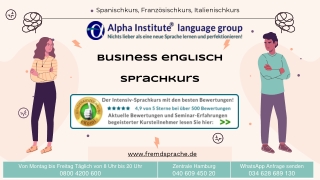 Business Englisch Sprachkurs - Alpha Institute