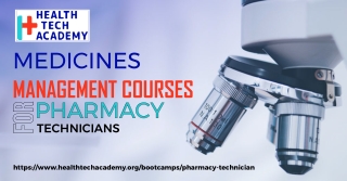 Best School Online for medicines management courses for pharmacy technicians