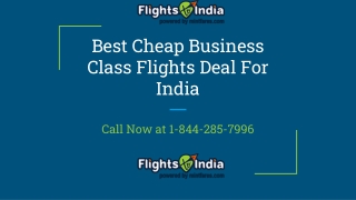 Best Cheap Business Class Flights Deal For India