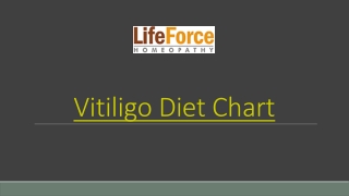 Vitiligo Diet Chart