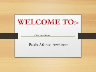 Paulo Afonso Architect