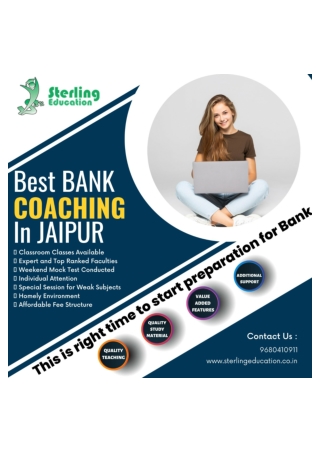 Best Bank Coaching In Jaipur Sterling Education