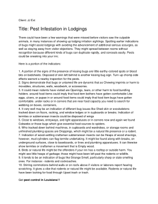 Pest Control Louisiana | Termite Control Louisiana