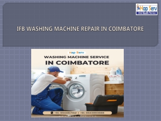 IFB WASHING MACHINE REPAIR IN COIMBATORE