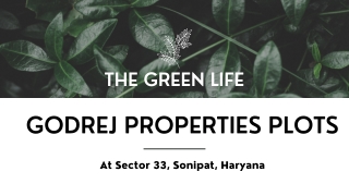 Godrej Plots Sonipat In Haryana - E- Brochure