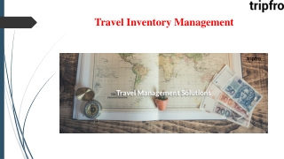 Travel Inventory Management