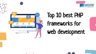 Top 10 best PHP frameworks for web development