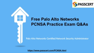 2022 Update Palo Alto Networks PCNSA Certification Dumps