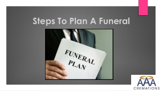 Steps To Plan A Funeral